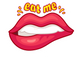 "Eat Me" Lips Sticker