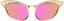 Gold Retro Fancy Glasses