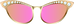 Gold Retro Fancy Glasses