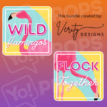 Flamingo Prop - Wild Flamingos / Flock Together