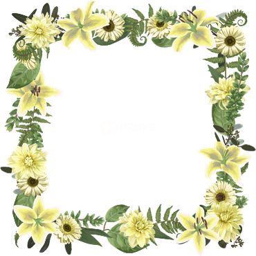 Floral Frame Overlay