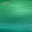 Dark Green Glass Silver Background