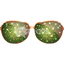 Green Sparkle Glasses