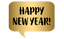 Happy New Year Speech Bubble