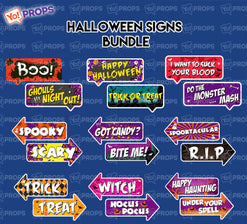 Halloween Sign Bundle of 9