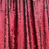 Wine Red Matte Large Sequins Backdrop