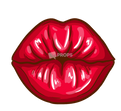 Kissing Red Lips