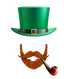 Leprechaun Hat & Beard