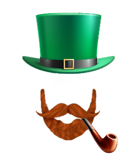 Leprechaun Hat & Beard