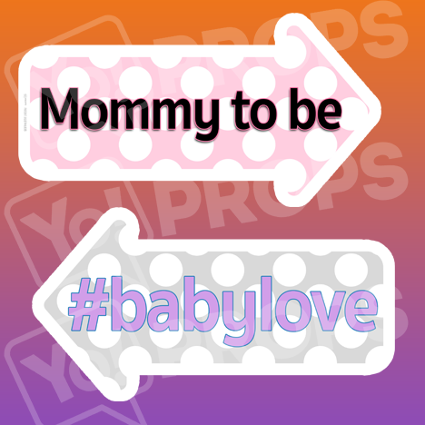 Baby Shower/Gender Reveal  Prop - Mommy to Be / #Babylove