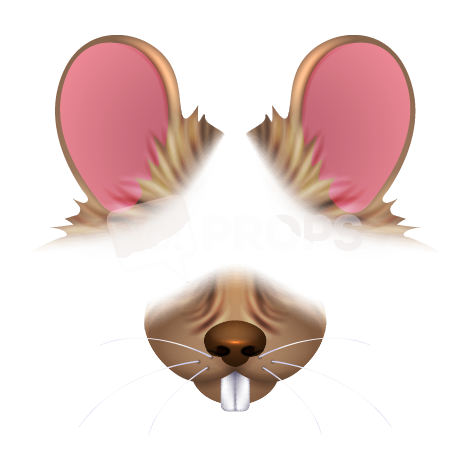 Blue Mouse Mask Mouse Mask – Yo Props