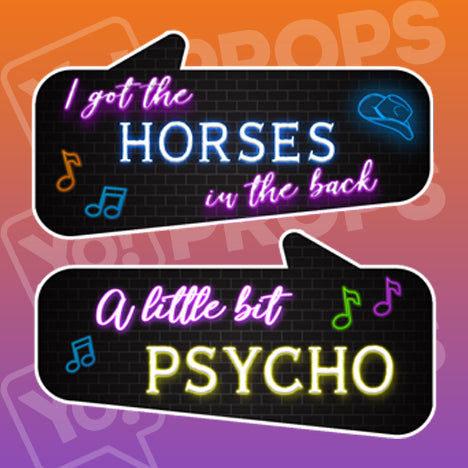 Music Hits Prop - I got the Horses in the Back / A Little Bit Psycho