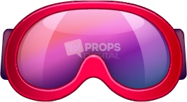 Pink Snowboarding Goggles