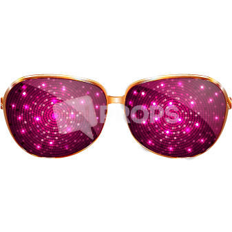 Pink Sparkle Glasses