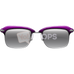 Purple Half Frame Glasses