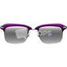 Purple Half Frame Glasses