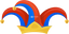 Red & Blue Jester Hat