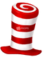 Red & White Dr Seuss Hat