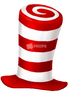 Red & White Dr Seuss Hat