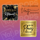Retirement Prop - Hello Retirement / Oh, the Places You'll Go!