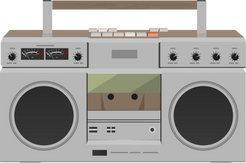 Retro Boombox