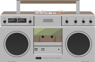 Retro Boombox