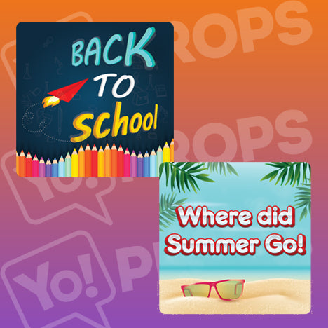 Back to School Prop - Where did Summer Go? / Back to School