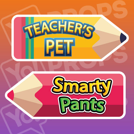Back to School Prop - Teacher's Pet / Smarty Pants (5.5"x14")