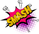 "Smash" Comic Speech Bubble