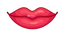 Simple Smile Red Lips