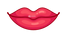 Simple Smile Red Lips