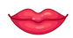 Simple Smile Red Lips