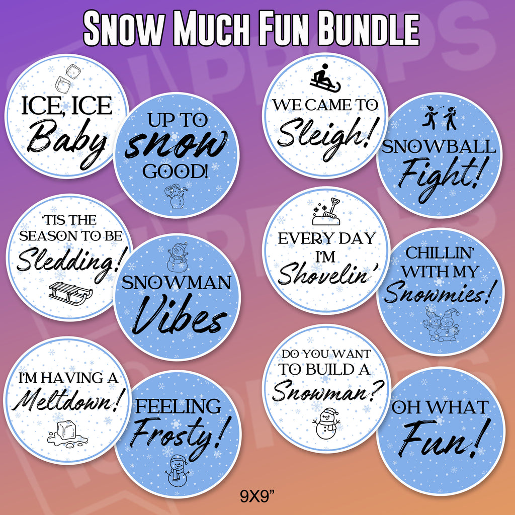 Snow Much Fun Bundle of 6