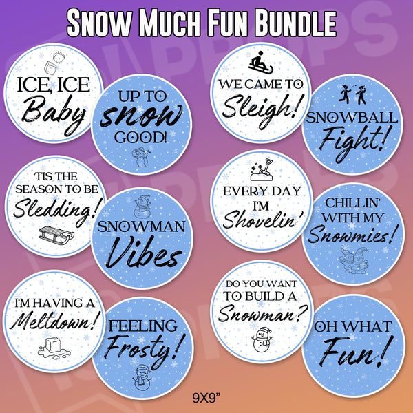 Snow Much Fun Bundle of 6