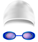 Swimmers Cap & Goggles