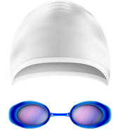 Swimmers Cap & Goggles