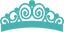 Teal Princess Crown