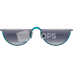 Teal Half Frame Glasses