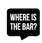 Where's the Bar? Speech Bubble