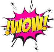 "Wow" Speech Bubble