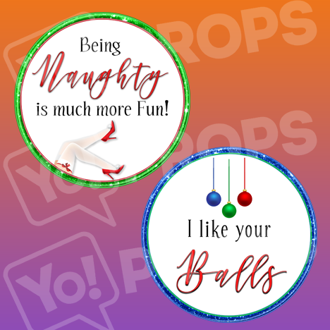 Adult Holiday Bundle-Naughty/I Like your Balls Prop