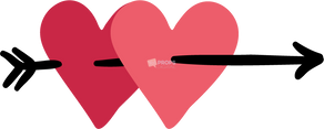 Arrow Through Hearts