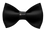 Satin Black Bowtie