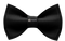 Satin Black Bowtie