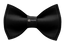 Satin Black Bowtie