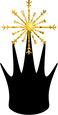 Black and Gold Crown