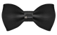 Black Striped Bowtie