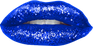 Sparkle Blue Lips