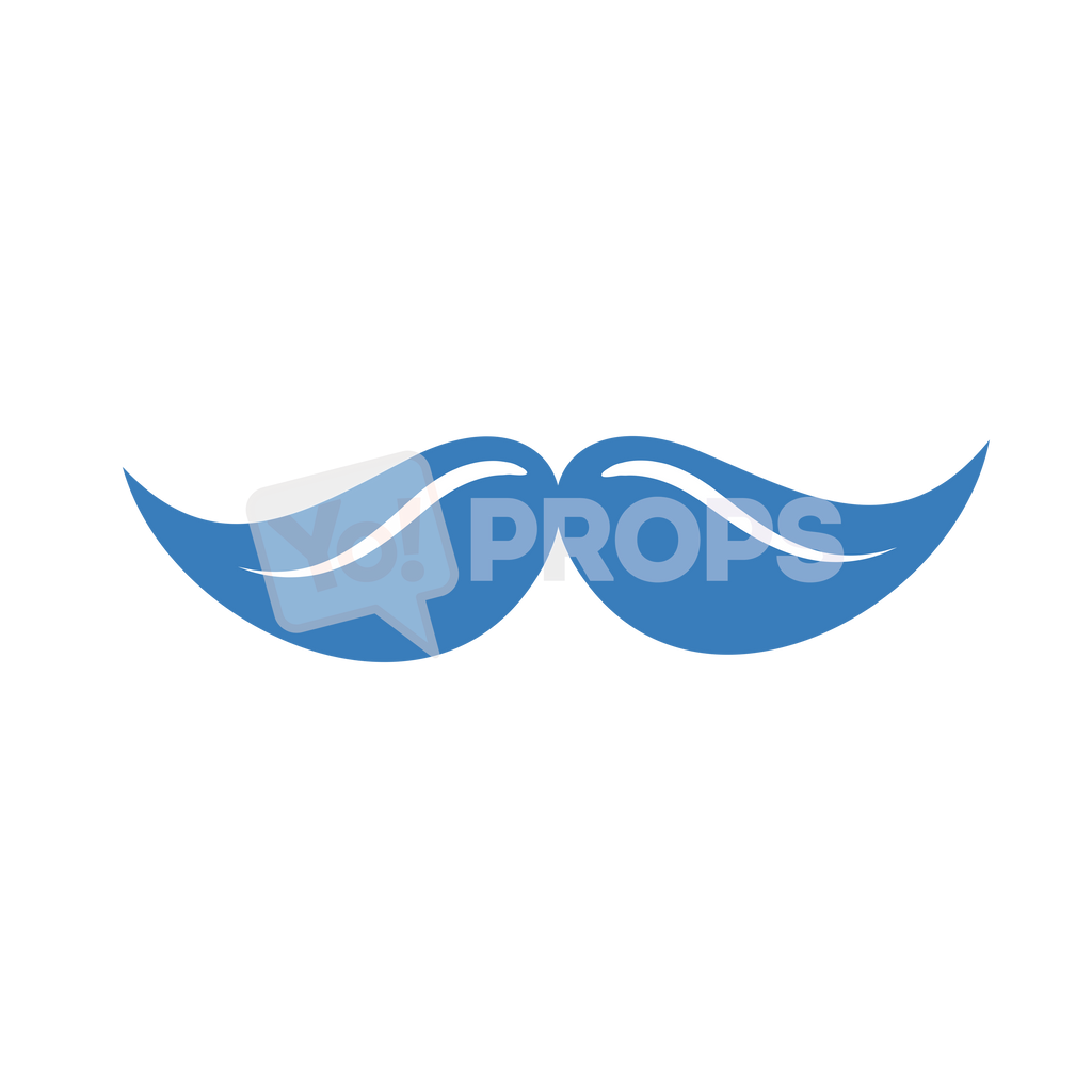 Blue Mustache