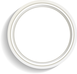 White Circle Frame